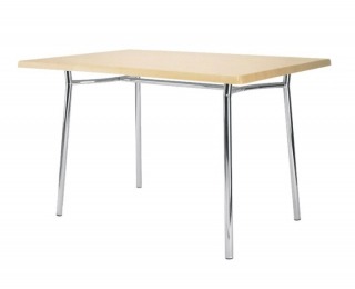 Jedálenský stôl Tiramisu Duo 120 - chróm / buk (W019)