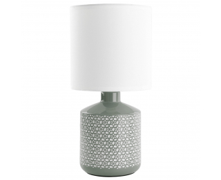 Stolná lampa Ofred - biela / sivá