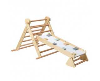 Montessori Piklerovej trojuholník 3v1 Oprin - prírodná / mix farieb