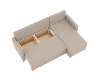 Rohová sedačka s rozkladom Paulita New L/P - béžová