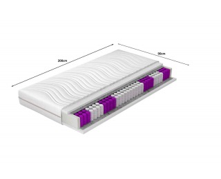 Obojstranný taštičkový matrac Pineta 90 90x200 cm