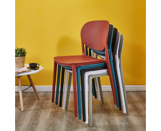 Plastová stolička Fedra - žltá