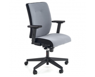 Kancelárska stolička s podrúčkami Pop - čierna / sivá