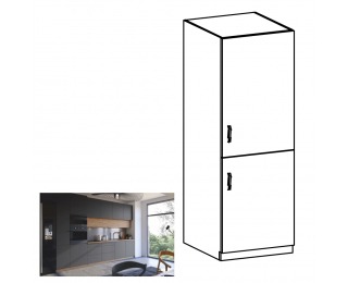 Potravinová skriňa Langen D60R P - dub artisan / sivá Potravinová skriňa Langen D60R P - dub artisan / sivá