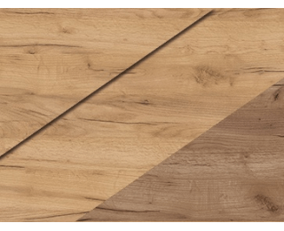 Šatníková skriňa s posuvnými dverami Puerto 160A 2D - craft zlatý / craft tobaco