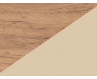 TV stolík Hugo HUG-08 - craft zlatý / krémová