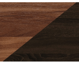 Šatníková skriňa s posuvnými dverami Puerto 160A 2D - slivka / sonoma tmavá