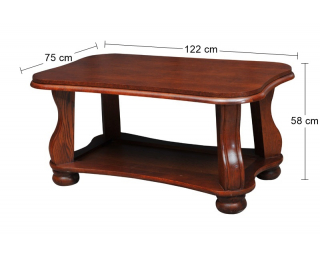 Konferenčný stolík Kala III - drevo D3