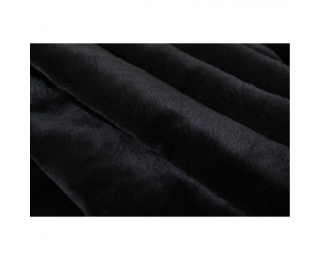 Kožušinová deka Rabita Typ 1 150x170 cm - čierna