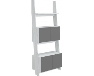 Regál Rack RAC-08 - craft biely / grafit