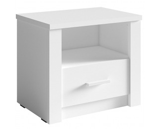Nočný stolík (2 ks) Ramiak - biela