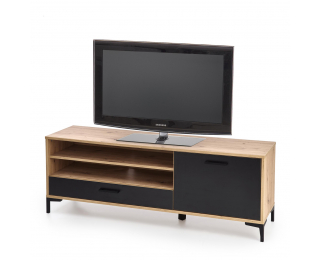 TV stolík Raven RTV1 - dub artisan / čierna