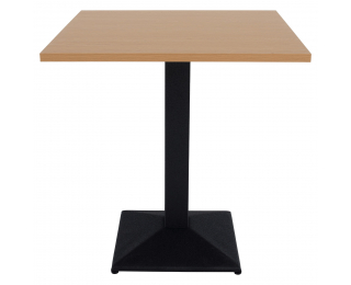 Jedálenský bistro stôl Rinaldo Typ 1 70x70 cm - dub sonoma / čierna