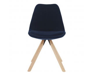 Jedálenská stolička Sabra - modrá (Velvet) / buk