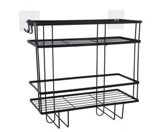 Organizér do kúpelne Sabrina - čierna