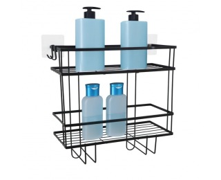 Organizér do kúpelne Sabrina - čierna