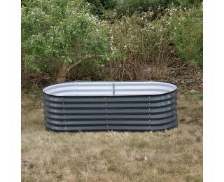 Kovový vyvýšený záhon Sadan Typ 2 - antracit