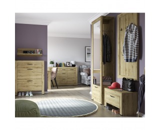 Botník (skrinka na topánky) Safari 2K1S - dub navarra