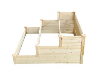 Modulárny vyvýšený záhon Sanym - hnedá