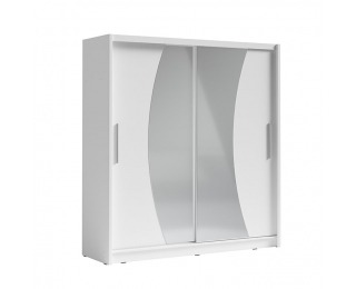 Šatníková skriňa s posuvnými dverami Birgamo Typ 2 - biela Šatníková skriňa s posuvnými dverami Birgamo Typ 2 - biela