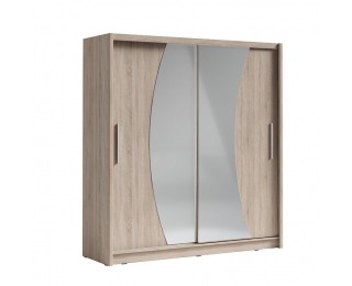 Šatníková skriňa s posuvnými dverami Birgamo Typ 2 - dub sonoma Šatníková skriňa s posuvnými dverami Birgamo Typ 2 - dub sonoma