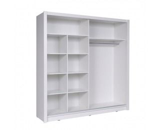 Šatníková skriňa s posuvnými dverami Birgamo Typ 2 - biela Šatníková skriňa s posuvnými dverami Birgamo Typ 2 - biela