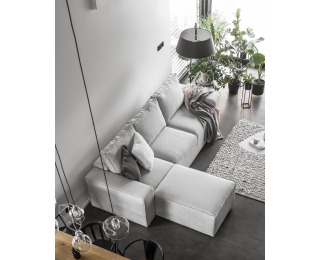 Rohová sedačka s rozkladom a úložným priestorom Savila P - tmavoružová