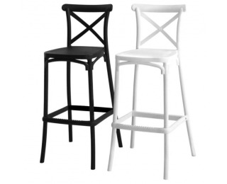 Barová stolička Savita Typ 2 - biela
