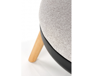 Taburetka Scandi - sivá / biela / čierna / prírodná