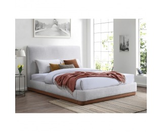 Manželská posteľ s roštom Selina 160 - biela