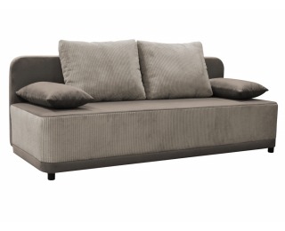 Rozkladacia pohovka s úložným priestorom Senty - sivobéžová (taupe)