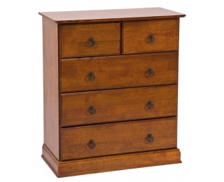 Rustikálna komoda Boston - čerešna antická