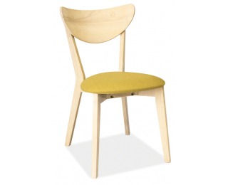 Jedálenská stolička CD-37 - zelená / biely dub