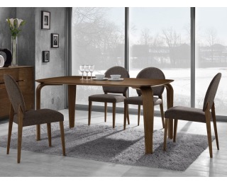 Jedálenský stôl Mezzo - tmavý orech