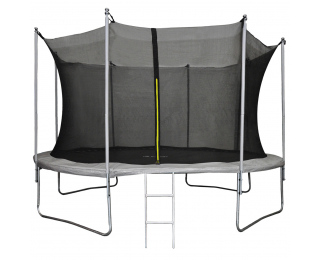 Trampolína Skyper 427 cm - čierna / sivá