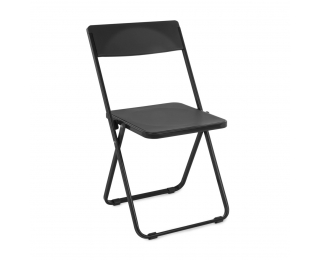Skladacia stolička Smily - čierna