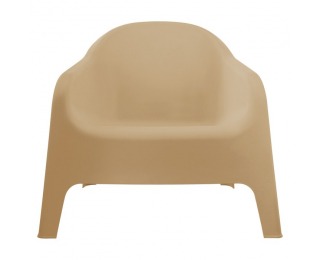 Záhradné stohovateľné kreslo Sokra New - hnedá