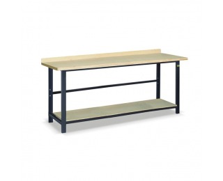 Pracovný stôl s jednou policou SS03L/PL180 - grafit Pracovný stôl s jednou policou SS03L/PL180 - grafit