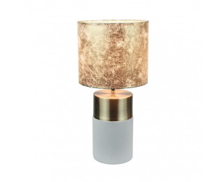 Stolná lampa Qenny Typ 18 - hnedá / svetlosivá