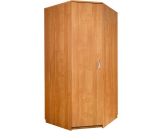 Rohová šatníková skriňa Szafa Narozna 1D L/P - jelša