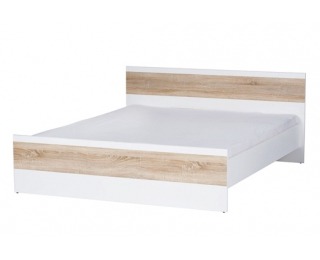 Manželská posteľ Wenecja 3 160 - dub sonoma / biela