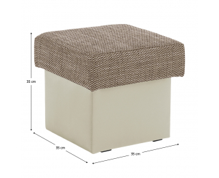 Taburetka T1 - cappuccino / béžová