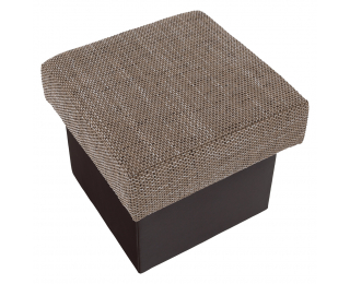 Taburetka T1 - cappuccino / tmavohnedá