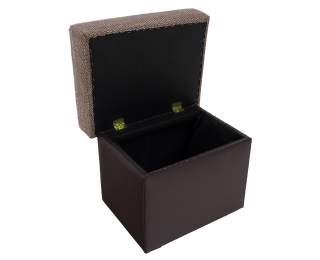 Taburetka T2 - cappuccino / tmavohnedá