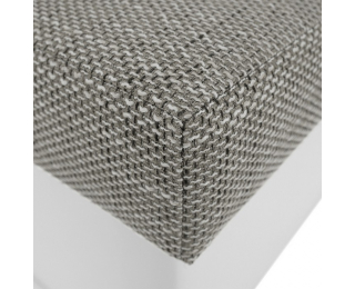 Taburetka T3 - sivá (Berlin 01) / biela (Soft 17)