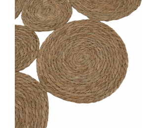 Okrúhly koberec Taban 120 cm - prírodná