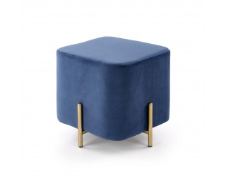 Taburetka Corno - granátová / zlatá