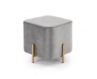 Taburetka Corno - sivá / zlatá