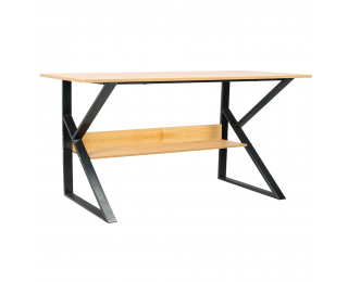Písací stôl Tarcal 100 - buk / čierna