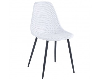 Jedálenská stolička Tegra Typ 2 - biela / čierna